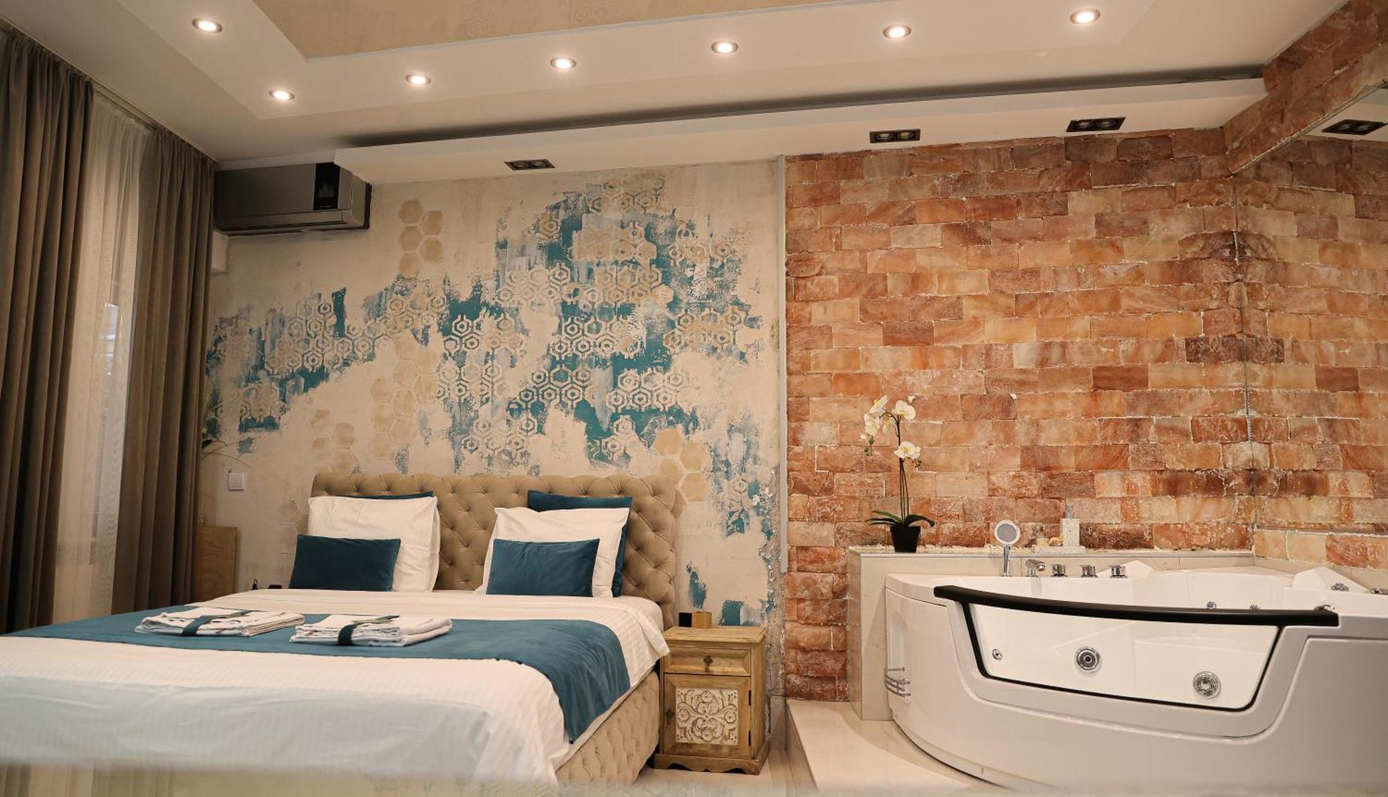 Design Apartment Premium Spa Lux 4 Star "Dubai" Completely Private Wellness & Spa Free Included Sauna & Jacuzzi & Salt Wall & Fire Place & 3D Ceilings & Business Wifi & Netflix & Keyless Code Entry & Full Smart App & Secure 2 Parking Place Ćuprija Exterior foto